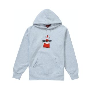 シュプリーム(Supreme)のSUPREME CONE HOODED サイズL グレー(パーカー)