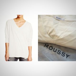 マウジー(moussy)の試着のみ☆ moussy VネックロンT(Tシャツ(長袖/七分))