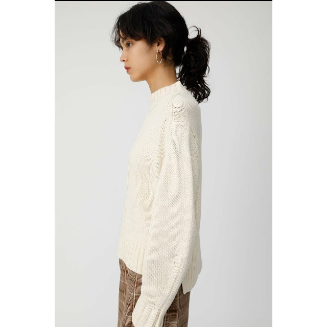 moussy(マウジー)のMOUSSY☆マウジー センターラインハイネックニット レディースのトップス(ニット/セーター)の商品写真