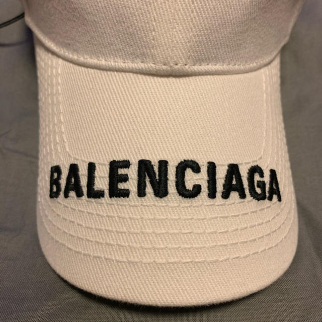 確実正規品 Balenciaga  キャップ ホワイト 白