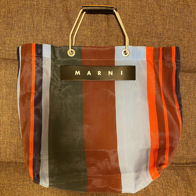 Marni(マルニ)のMARNI フラワーカフェ　ストライプバッグ レディースのバッグ(トートバッグ)の商品写真