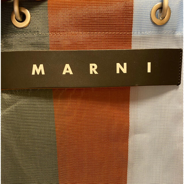 Marni(マルニ)のMARNI フラワーカフェ　ストライプバッグ レディースのバッグ(トートバッグ)の商品写真