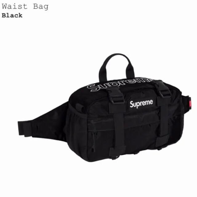 Supreme(シュプリーム)のコメント必須 2019aw Supreme Waist Bag  black メンズのバッグ(ウエストポーチ)の商品写真