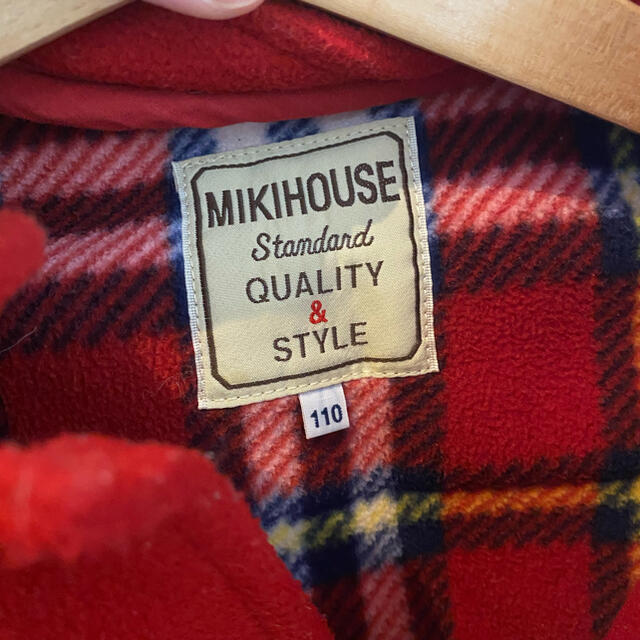 mikihouse(ミキハウス)のミキハウス　ダッフルコート キッズ/ベビー/マタニティのキッズ服男の子用(90cm~)(コート)の商品写真