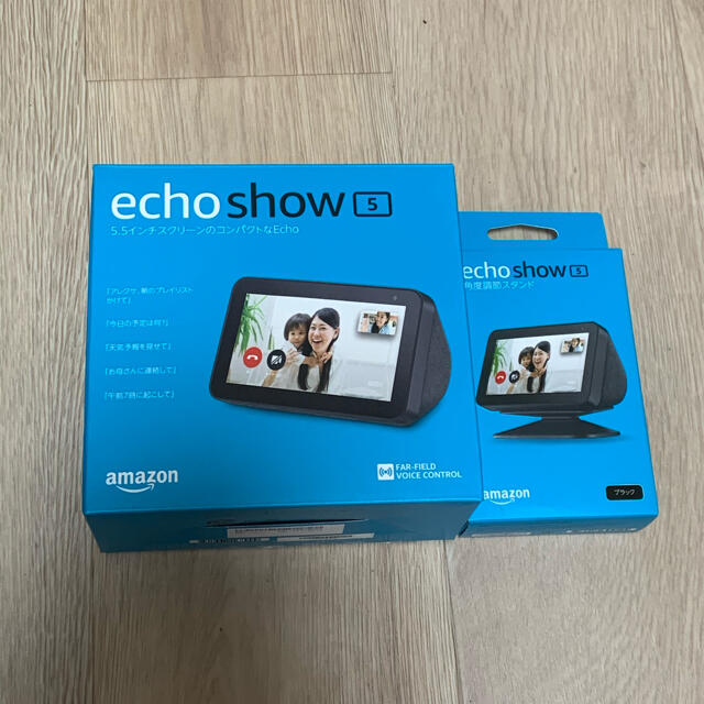 ECHO(エコー)のEcho Show 5 (エコーショー5) スクリーン付きスマートスピーカー スマホ/家電/カメラのオーディオ機器(スピーカー)の商品写真