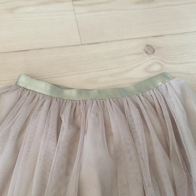 anySiS(エニィスィス)のエニシス♡チュールスカート ベージュ レディースのスカート(ひざ丈スカート)の商品写真