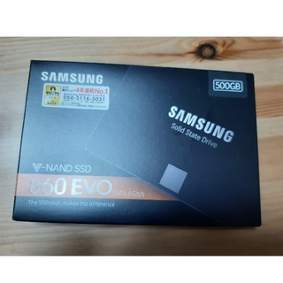 サムスン(SAMSUNG)のSAMSUNG 860 EVO  500GB SSD 新品未開封(PCパーツ)