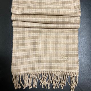 バーバリーブルーレーベル(BURBERRY BLUE LABEL)のバーバリー　ブルーレーベル　ロングマフラー　中古品　カシミヤ　(マフラー/ショール)