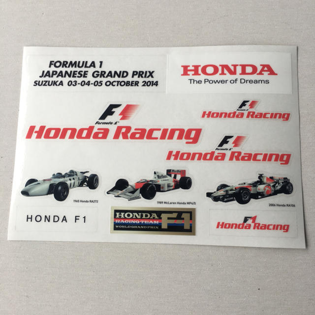 2014 F1 日本グランプリ　HONDA シール チケットのスポーツ(モータースポーツ)の商品写真