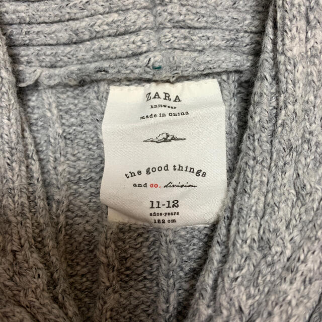 ZARA KIDS(ザラキッズ)のZARA ジュニア　150 ニット　アウター　カーディガン キッズ/ベビー/マタニティのキッズ服女の子用(90cm~)(カーディガン)の商品写真