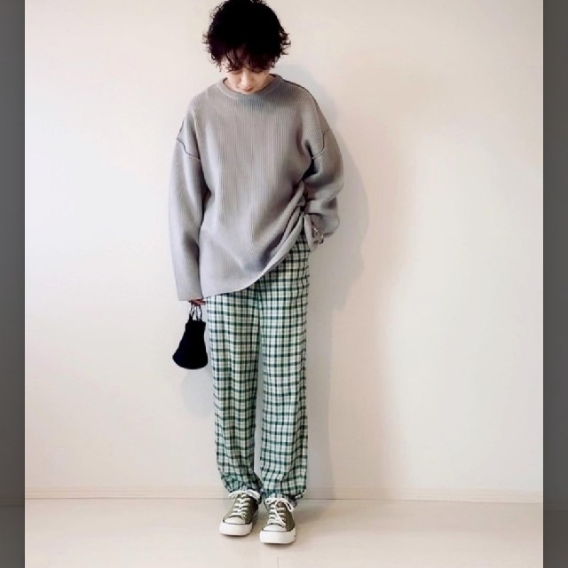 ロク roku ROKU 6 チェックパンツ 緑パンツ グリーンパンツ ロク roku ROKU 6 チェックパンツ 緑パンツ グリーンパンツ
