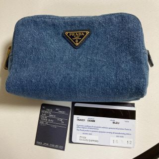 プラダ(PRADA)の【めぐ様専用】PRADA デニムポーチ(ポーチ)