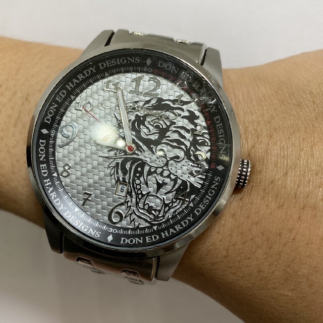 Ed Hardy(エドハーディー)のEd Hardy Watch MIDNIGHT「ST2-SR」 メンズの時計(腕時計(アナログ))の商品写真