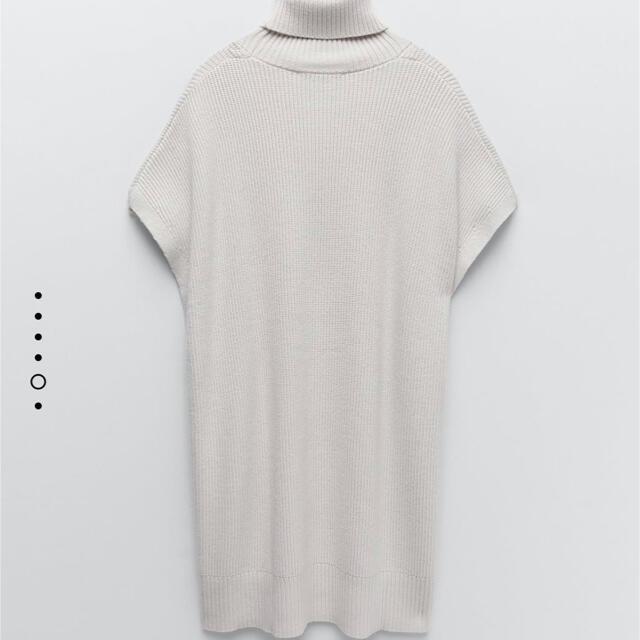 ZARA(ザラ)のZARA オーバーサイズニットベスト レディースのトップス(ニット/セーター)の商品写真