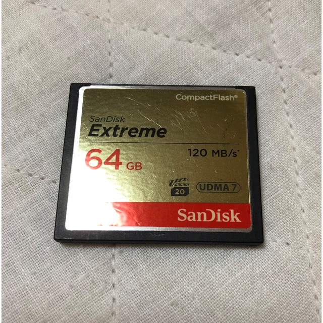 SanDisk(サンディスク)のSanDisk EXTREME CF64GB スマホ/家電/カメラのスマホ/家電/カメラ その他(その他)の商品写真