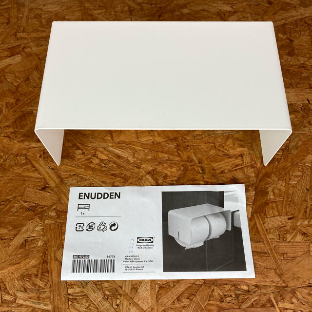 IKEA(イケア)のIKEA ENUDDEN トイレットペーパーホルダー インテリア/住まい/日用品の収納家具(トイレ収納)の商品写真