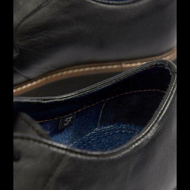 ドングリ専用 新品 Farah jeans 4ホール 本革 レザー 厚底靴