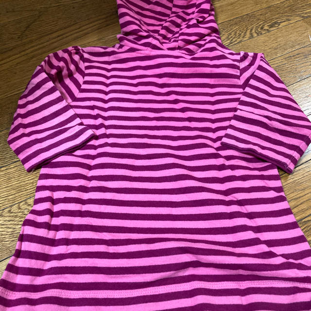 adidas(アディダス)のアディダス　七分袖❓ワンピ100・ キッズ/ベビー/マタニティのキッズ服女の子用(90cm~)(ワンピース)の商品写真