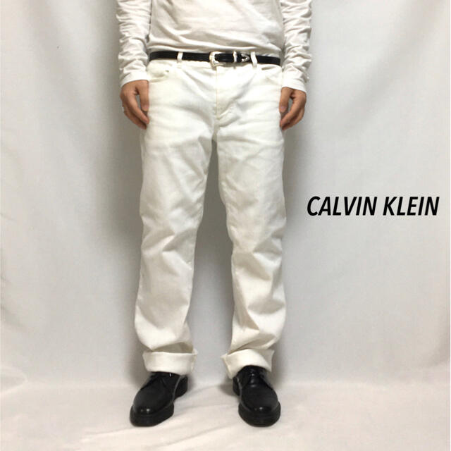 CALVIN KLEIN カルバンクライン  白パンツ　デニム　ホワイトパンツ
