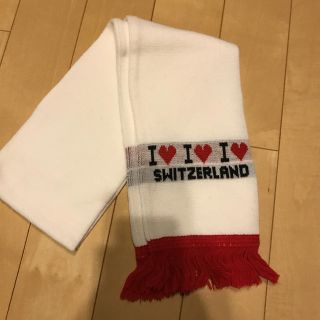 【美品】I LOVE SWITZERLAND マフラー(マフラー/ショール)