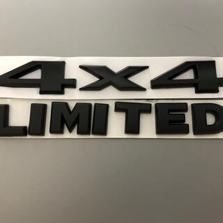3D メタルエンブレム  LIMITED  4x4ステッカー(車外アクセサリ)