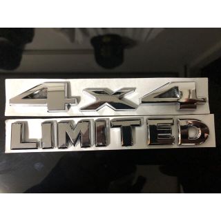 3D メタルエンブレム  LIMITED  4x4ステッカー(車外アクセサリ)