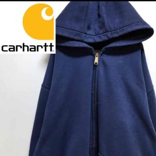 カーハート(carhartt)のcarharttカーハート•ジップアップパーカー•ネイビー•XL(パーカー)