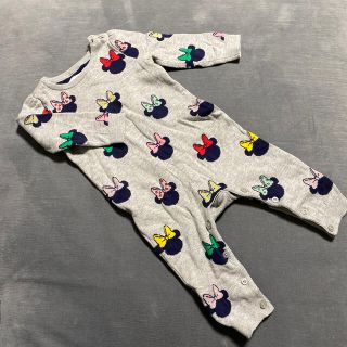 ベビーギャップ(babyGAP)の新品未使用　GAP ミニーちゃんロンパース(ロンパース)