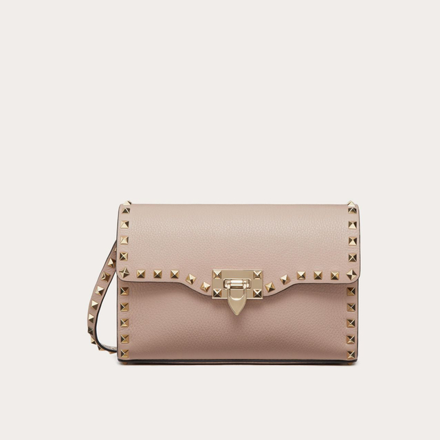 売れ筋新商品 VALENTINO - ロックスタッズ グレイン スモール クロス