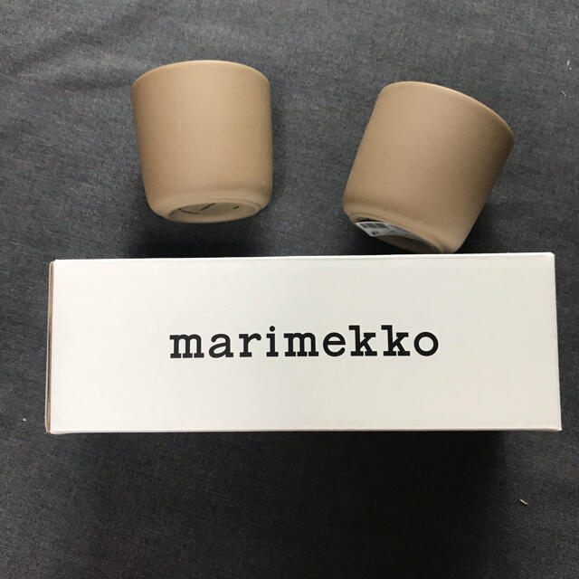 marimekko(マリメッコ)のマリメッコ  Oiva ラテマグ　2個セット　新品　marimekko インテリア/住まい/日用品のキッチン/食器(グラス/カップ)の商品写真