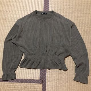 ザラ(ZARA)のZARA ハイウェスト ニット　トップス(ニット/セーター)