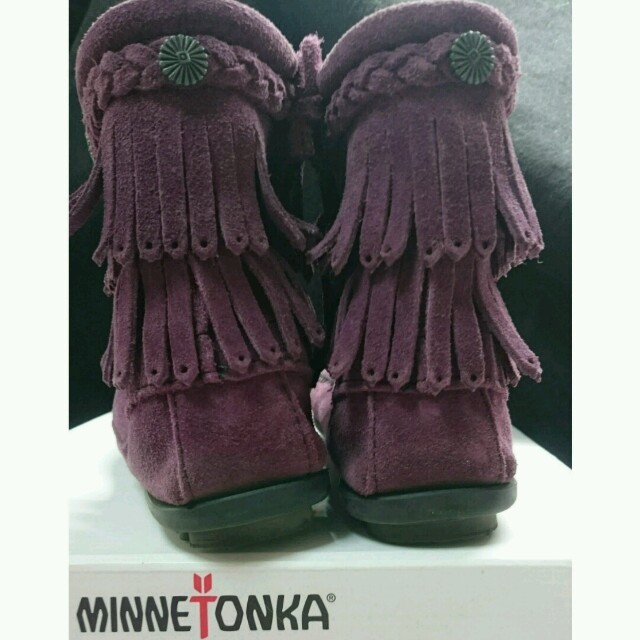 Minnetonka(ミネトンカ)のミネトンカ ダブルフリンジブーツ M レディースの靴/シューズ(ブーツ)の商品写真