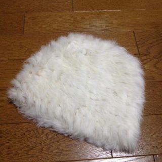 コムサイズム(COMME CA ISM)のファー帽子♡わんわんふーにゃん様専用(ニット帽/ビーニー)