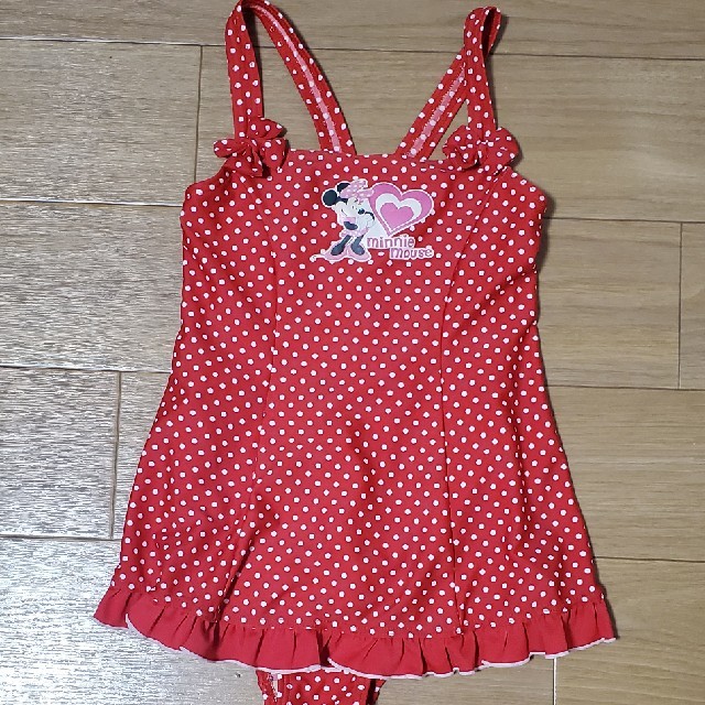 Disney(ディズニー)のMinnie　水着 (120cm) キッズ/ベビー/マタニティのキッズ服女の子用(90cm~)(水着)の商品写真