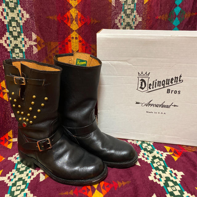 Delinquent Bros  ENGINEER BOOTS アメリカ製