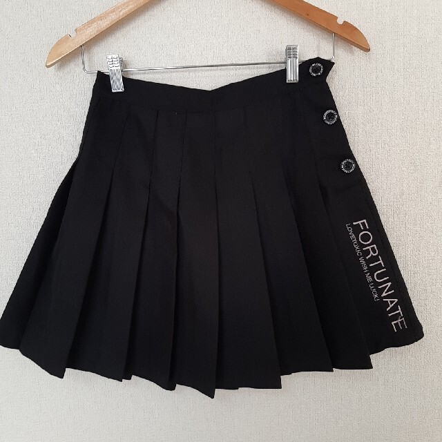 lovetoxic(ラブトキシック)の【専用】ラブトキ♡プリーツスカートＬ 黒 キッズ/ベビー/マタニティのキッズ服女の子用(90cm~)(スカート)の商品写真