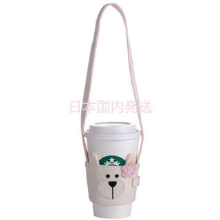 スターバックスコーヒー(Starbucks Coffee)の台湾 スターバックス ドリンクホルダー  ベアリスタ 桜 ピンク スタバ商品(トートバッグ)