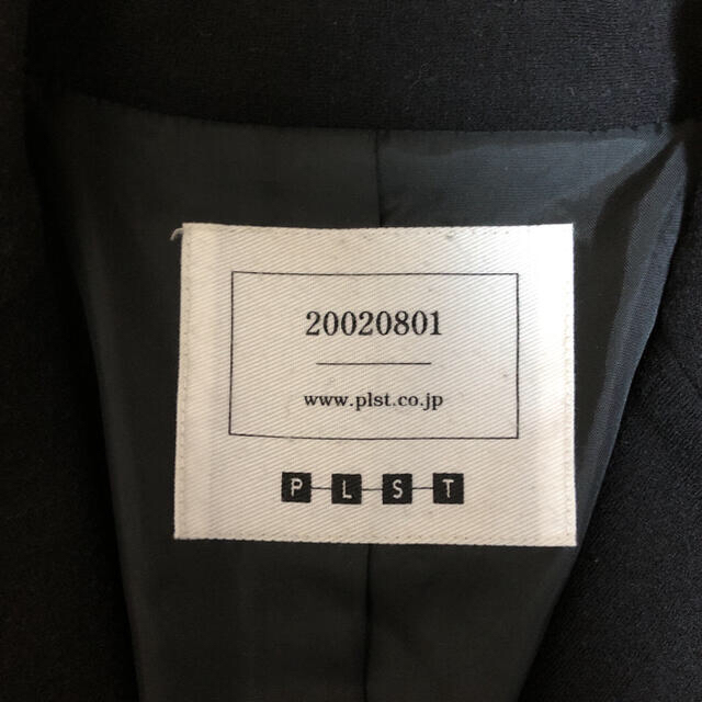 PLST(プラステ)のPLST プラステ　チェスターコート　ブラック　Mサイズ レディースのジャケット/アウター(チェスターコート)の商品写真