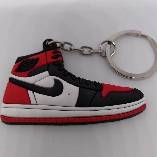 BRED TOE【新品未使用・送料込】ラバー　キーホルダー　キーチェーン メンズのファッション小物(キーホルダー)の商品写真