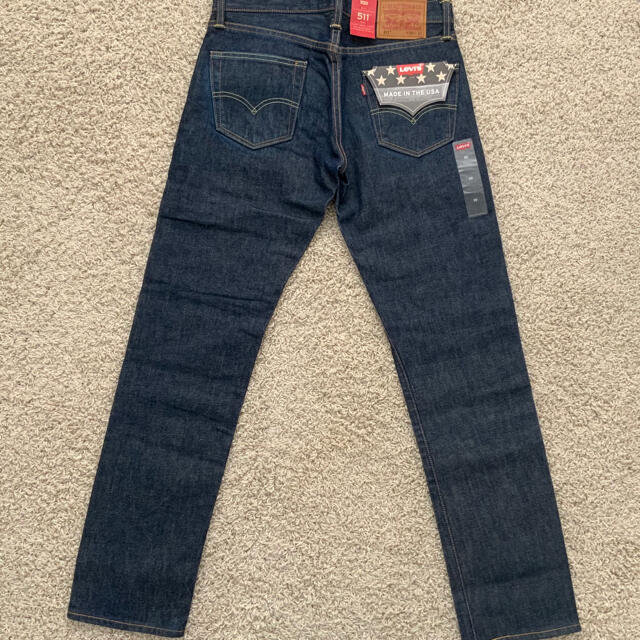 【新品】Levi’s 511 ホワイトオークUSA W30セルビッジ 14ozメイドインUSA