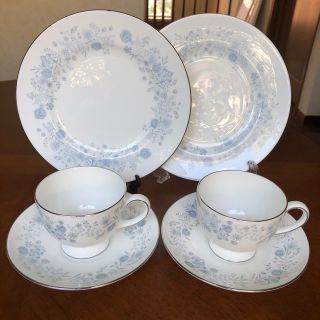 ウェッジウッド(WEDGWOOD)の【レア美品】ウェッジウッド★ベルフルール★トリオペア(食器)