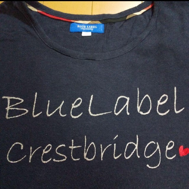 BURBERRY BLUE LABEL(バーバリーブルーレーベル)の専用☆クレストブリッジ  ブルーレーベル  カットソー Ｔシャツ  ハート レディースのトップス(Tシャツ(半袖/袖なし))の商品写真