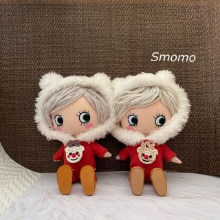 イーマリー サイズ くまサンタロンパース ふたご イルメール ハッピードール(その他)