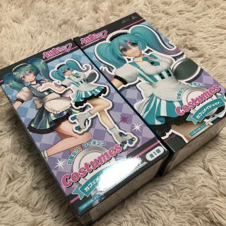 タイトー(TAITO)の初音ミク　フィギュア　カフェメイドver 2個セット(フィギュア)