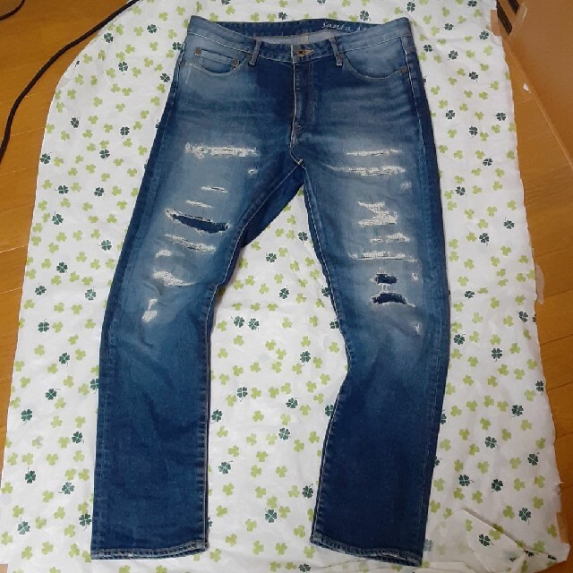 Japan blue Jeansダメージ加工デニム