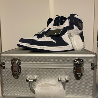 ナイキ(NIKE)のエアジョーダン1 midnight navy ケース付26.5cm(スニーカー)