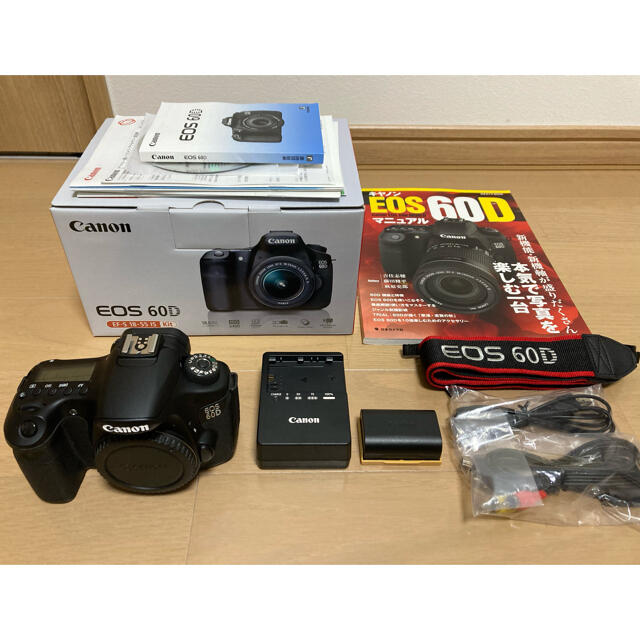 Canon キャノン EOS 60D カメラ本体 液晶周り難あり 本おまけ