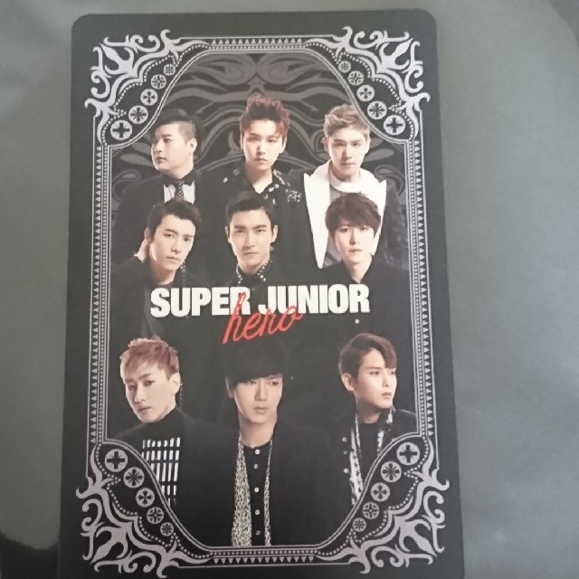 SUPER JUNIOR(スーパージュニア)のSUPER JUNIOR  トランプ トレカ ドンヘ エンタメ/ホビーのCD(K-POP/アジア)の商品写真