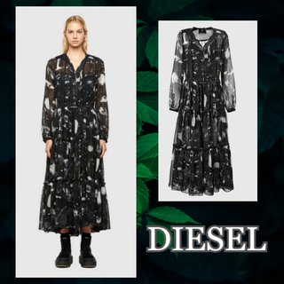 ディーゼル(DIESEL)のSALL!!【DIESEL】2020年秋冬新作　ロングワンピース  長袖(ロングワンピース/マキシワンピース)