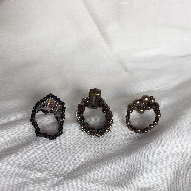 DEPT(デプト)のvintage ビーズ  リング 指輪 アクセサリー 6〜7号 ¥2500〜 レディースのアクセサリー(リング(指輪))の商品写真